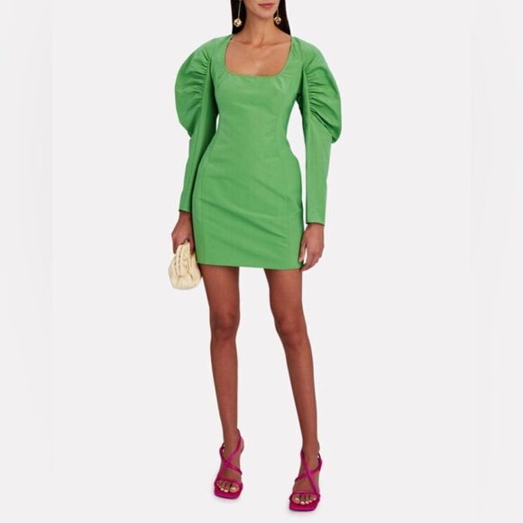 Aknvas Lexi Mini Green Dress Size 8 - Picture 6 of 15